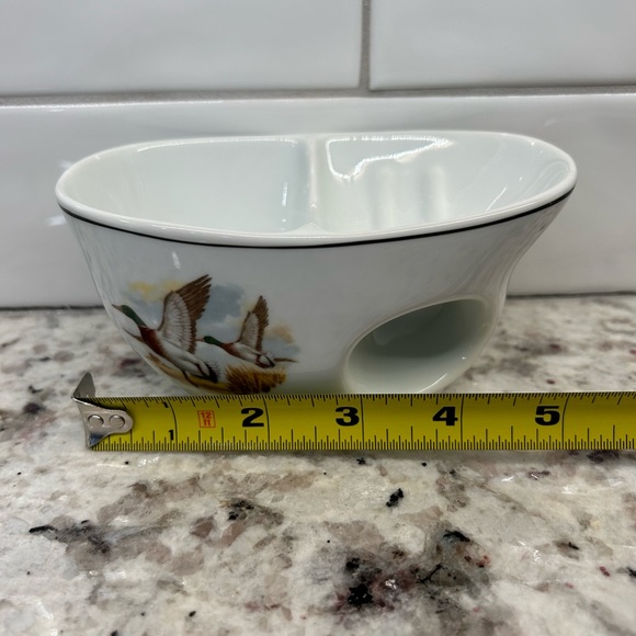 Vintage West Germany Soap Dish Porcelain Duck Mallard Fly No Chips Or Cracks EUC - Picture 2 of 15